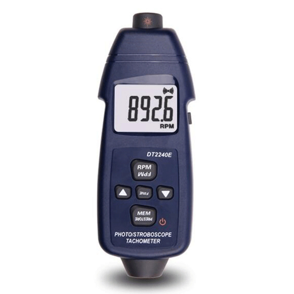 DT2240E Tachometer Stroboscope Meter 2 in 1