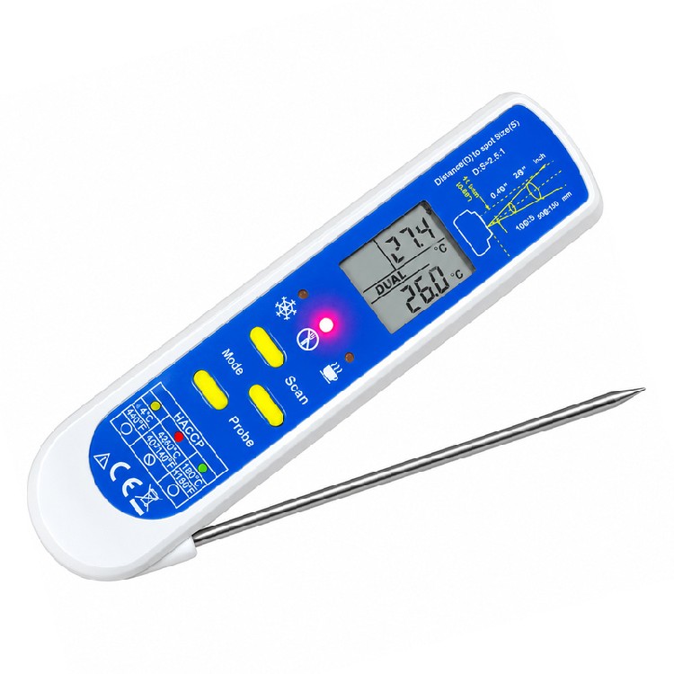 AMT206 HACCP 2-in-1 Thermometer | Infrared and Probe