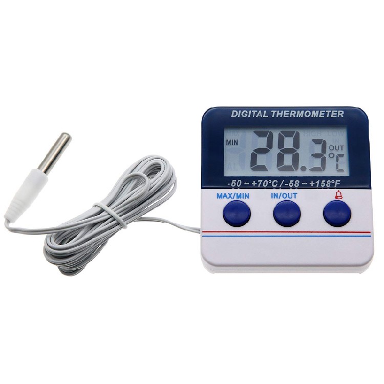 AMT-105 Refrigerator Freezer Thermometer with Wired Probe